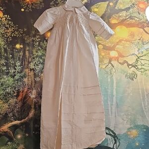 Cream Gown SZ 6mo By Will Beth Communion Baptism Wedding